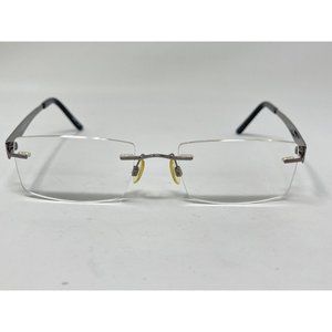 Invicilites Zyloware Zeta L 058 Gunmetal Eyeglasses Frames Rimless 52 [] 18-140